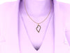 Valentines Natural Black Diamond Heart Necklace 14K Rose Gold Valentine's Gift Wedding Women's Jewelry Unique Neckalce Special Gifts-V1122