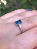 London Blue Topaz Engagement Ring 14k White Gold Wedding Ring Sparkly Engagement Ring Unique Unique Diamond Etsy Fine Jewelry Ring - V1147