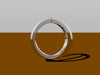 Diamond Ring Modern Ring 14K white gold Ring X design ring Fashion Ring Womens Jewelry Etsy Fashion Rings Brithday Gifts Present - V1012