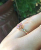 Exquisite Diamond Morganite 14K Rose Gold Engagement Ring Wedding Ring Anniversary Ring With Light Pink Morganite Center Gemstones- V1053